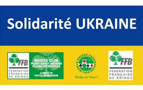 Solidarité UKRAINE : 2410 € récolté au tournoi du 21 mars 